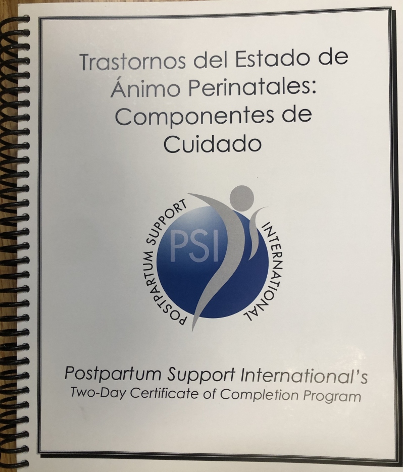 Product Description: Trastornos del Estado de Ánimo Perinatales: Componentes de Cuidado</br></br>Prevé al menos 5 días laborables adicionales para su tramitación. Si estás inscrito en la formación no es necesario que pidas el manual, que se incluye en la formación; éste es de sustitución.</br></br>PSI PMD Components of Care Manual (PMH-C study) / Spanish language</br></br>Allow at least 5 additional working days for handling. If you are registered for the training you do not need to order the manual, which is included in the training; this is for replacement.</br> Componentes de Cuidado