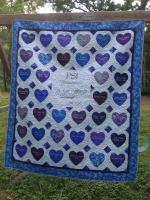 Product Description:  PSI Quilt Poster - Blue Quilt 2017